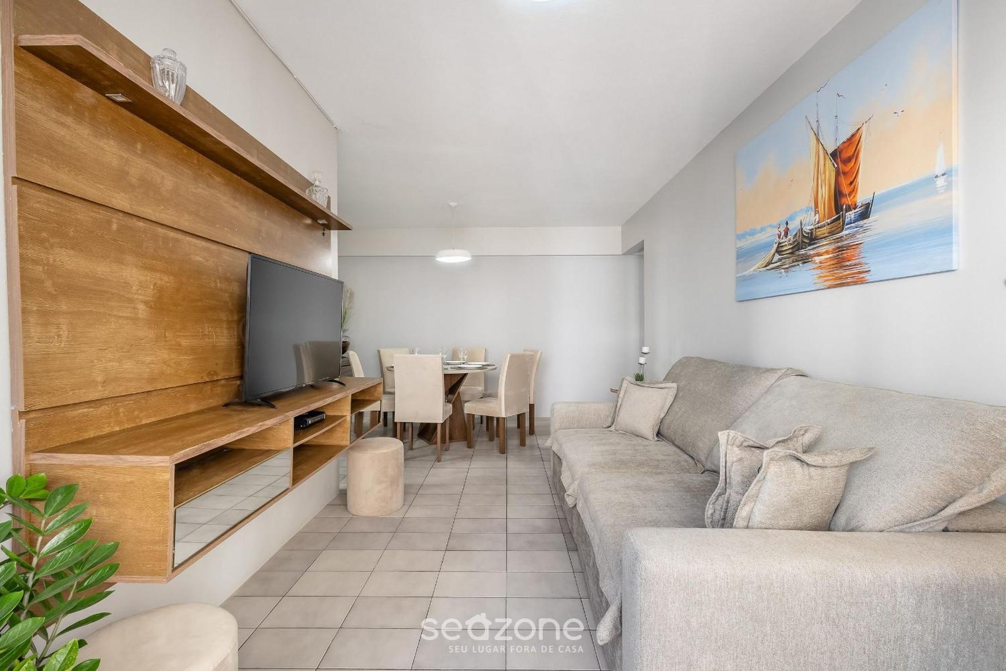 Apartamento Lindo Apto Frente Mar Ao Lado Da Brahma Cet603 *